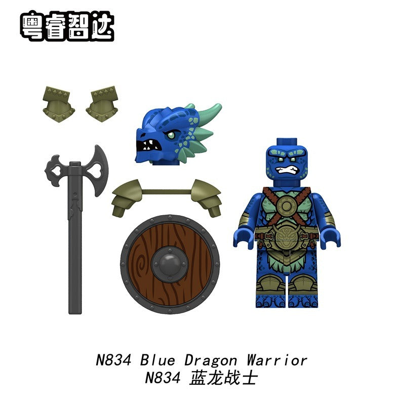 N833-836 Medieval Castle Series Dragon Knight Minifigures – Joy Bricks