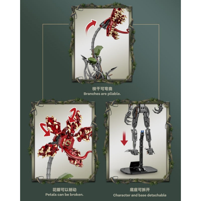 858PCS DK 7045 Stranger Things Rafflesia(Changeable mecha shape)