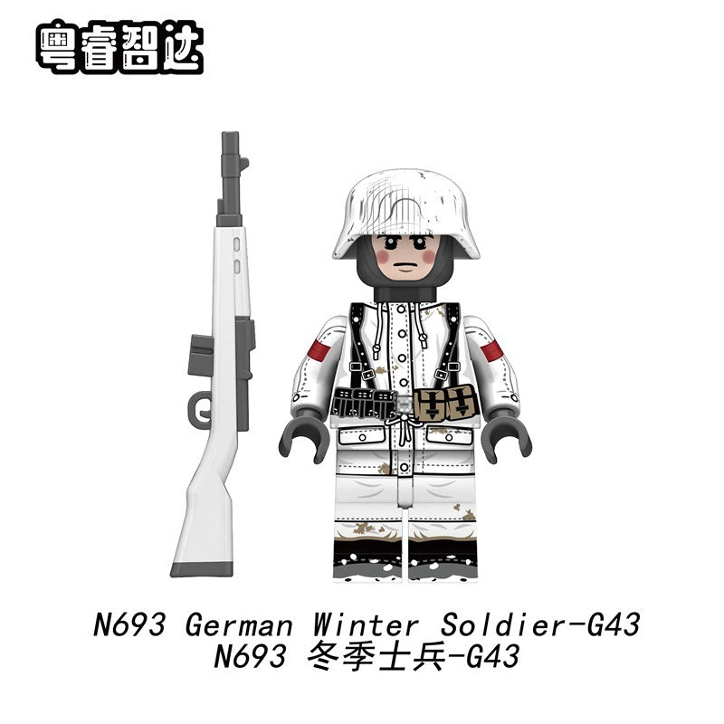 N692-695 Winter Snow Soldiers Minifigures – Joy Bricks