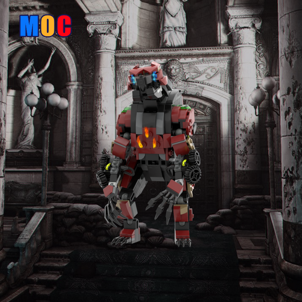 Gobricks version) 548pcs MOC-184219 Fireclaw (Horizon) – Joy Bricks