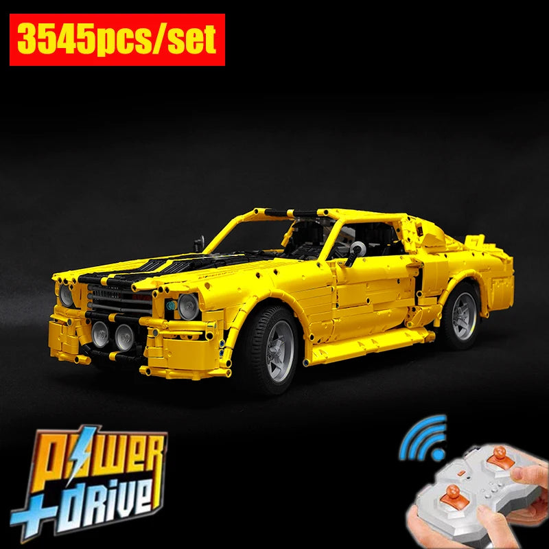 3541PCS MOC-14616 1967 Eleanor Mustang Super Racing Auto fit – Joy