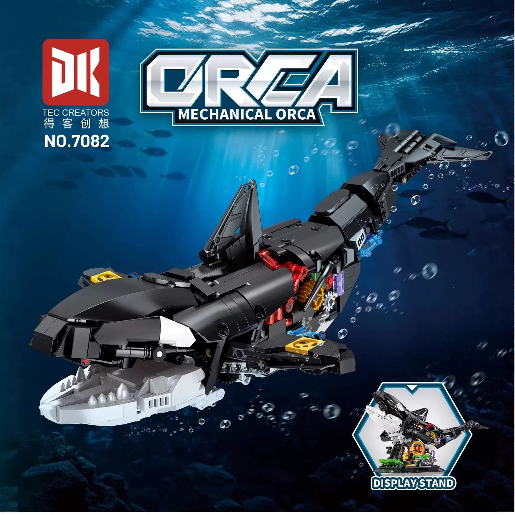 1096PCS DK Mechanical Shark/Orca – Joy Bricks