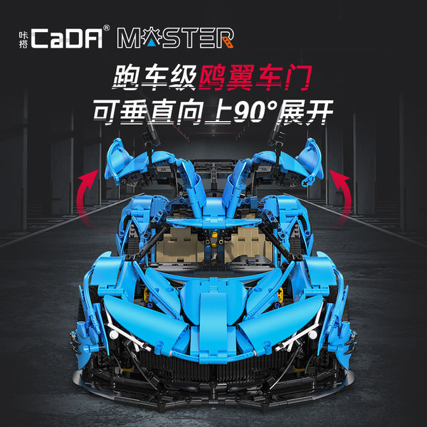 3865 pcs CADA C64003 Gumpert Apollo IE、V12 Htpercar – Joy Bricks
