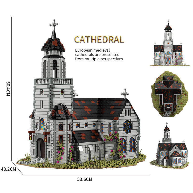 6172pcs BAKA 33925 Medieval Church