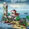 8205+PCS BK 33923 Pirate Harbor Jungle Castle