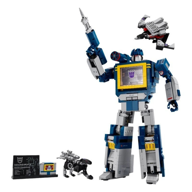 1505 pcs Transformers: Soundwave (without sound block)