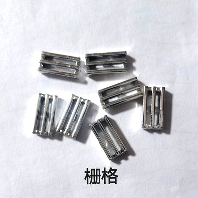 4pcs Chrome Engine Exhaust Pipe Building Blocks Parts