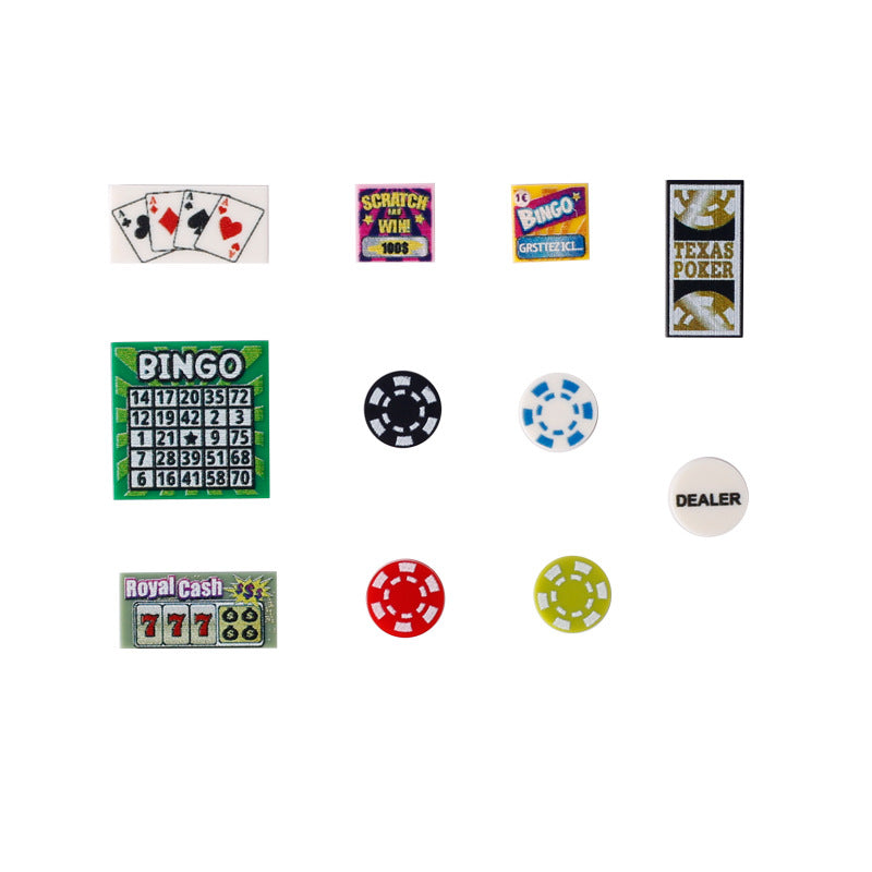 City building blocks minifigure accessories scene building blocks