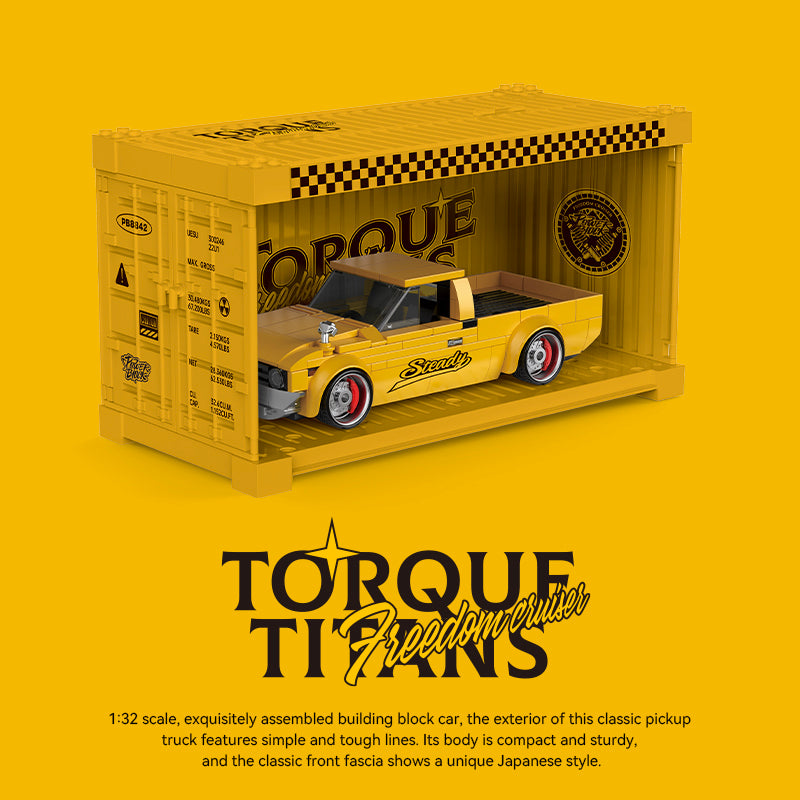 600+pcs PB Toroue Titans Freedom Pickup Trucks 1:32