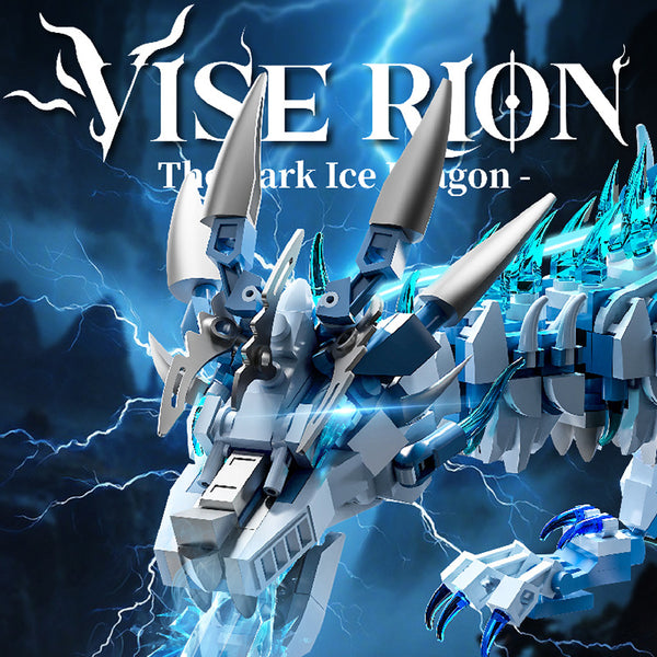 1646pcs MJi 13093 The Dark Ice Dragon – Joy Bricks