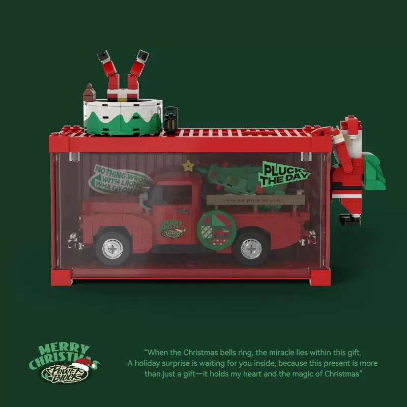 611pcs PB8849 Christmas truck with container display box