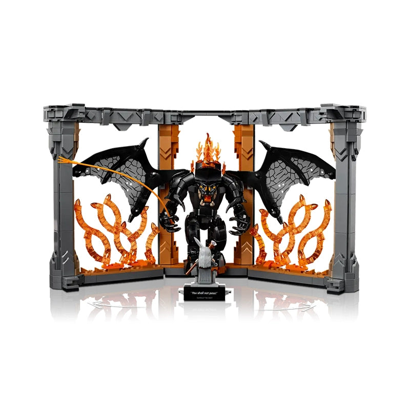 1201pcs The Lord of the Rings: Balrog™ Book Nook