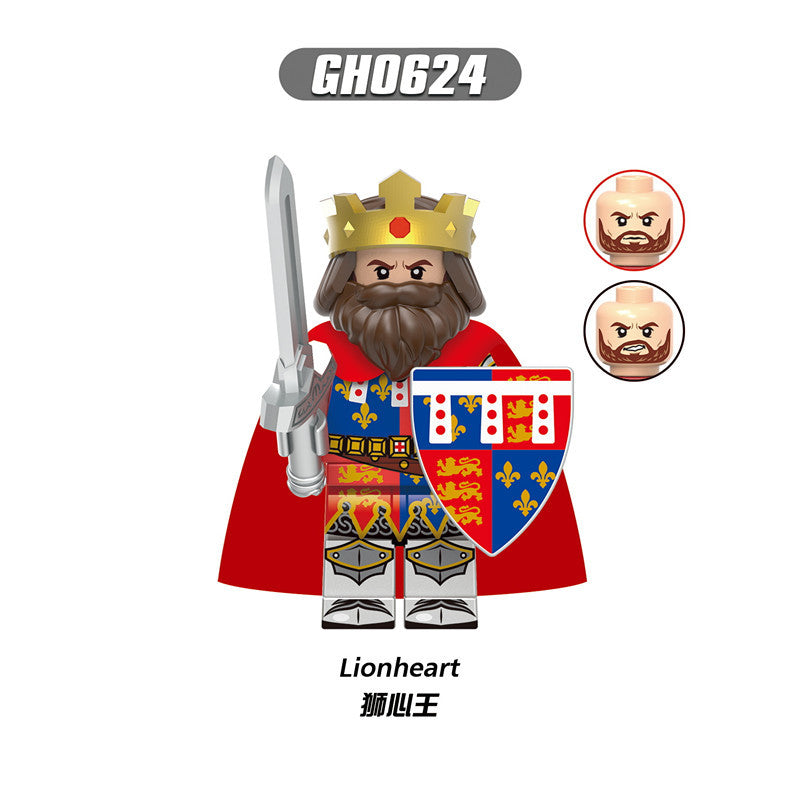 G0180 Medieval Warrior Lionheart Heavy Infantry Knight Archer