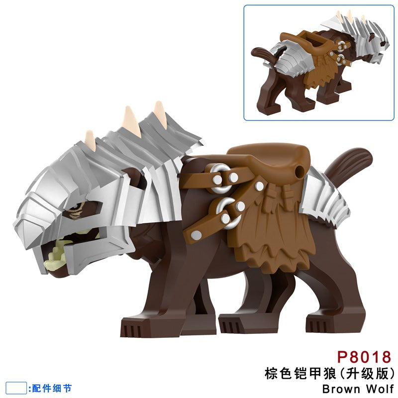 P8015-8018 The Lord of the Rings orc mount Minifigures