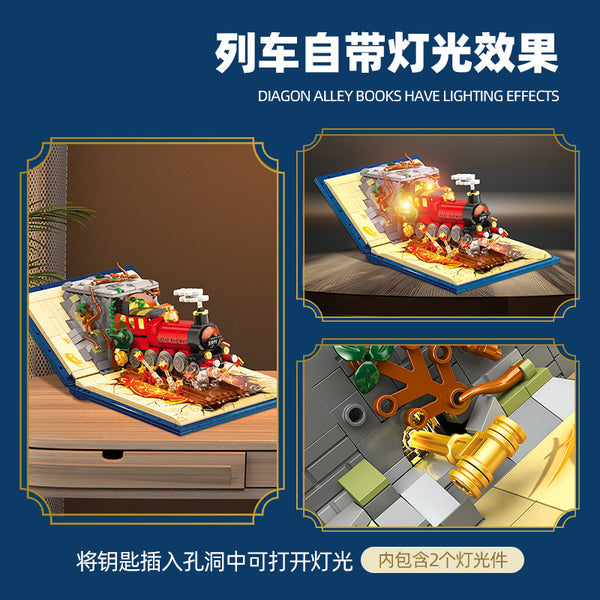 889 pcs JIESTAR JJ9059 Wizard World Monment：Express Train – Joy
