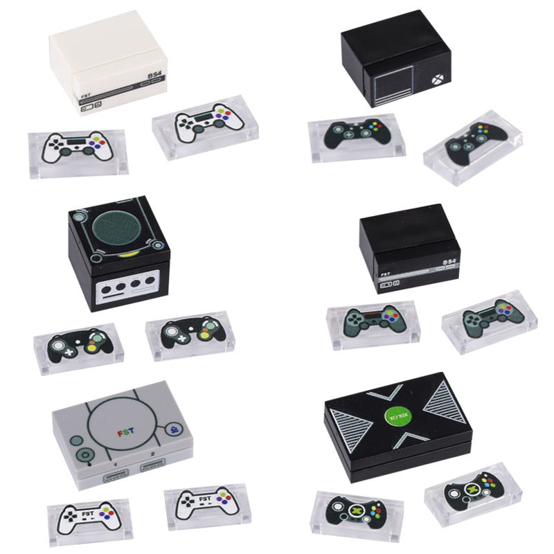 Creative mini TV game console scene assembly – Joy Bricks