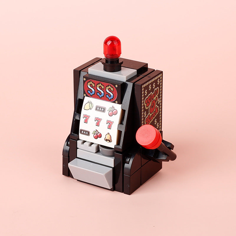 Games Poker Table Game Console Minifigure Scene Accessories