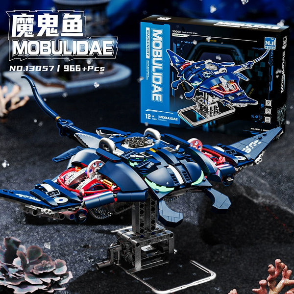 966pcs MJi 13057 Mechanical Manta – Joy Bricks