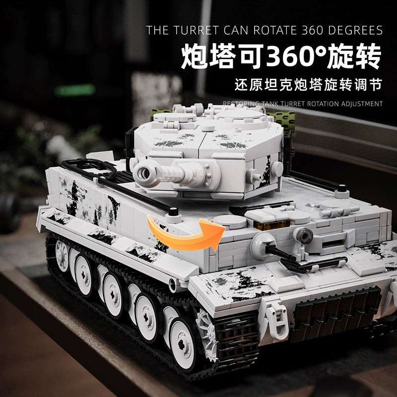 1802 pcs 12GO 97001 Tiger Heavy Tank