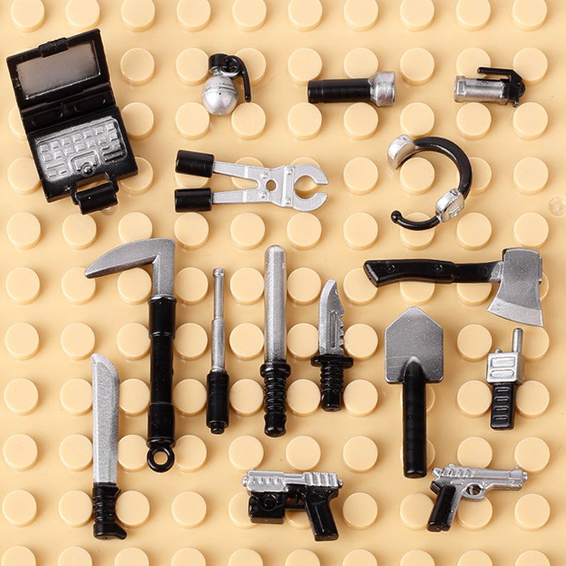 Military Equipment Special Forces Weapons and Protective Gear 10pcs