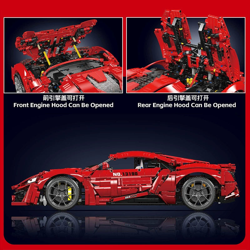 4070+pcs MouldKing 13190 Lykan Hypersport Dynamic version