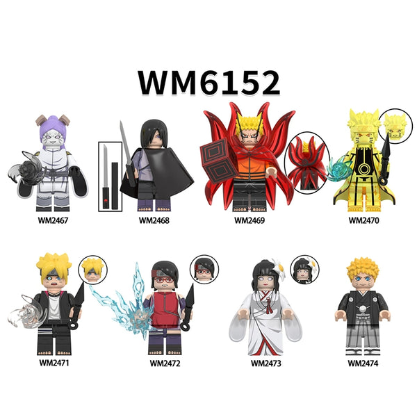 WM6152 Naruto Series Minifigures