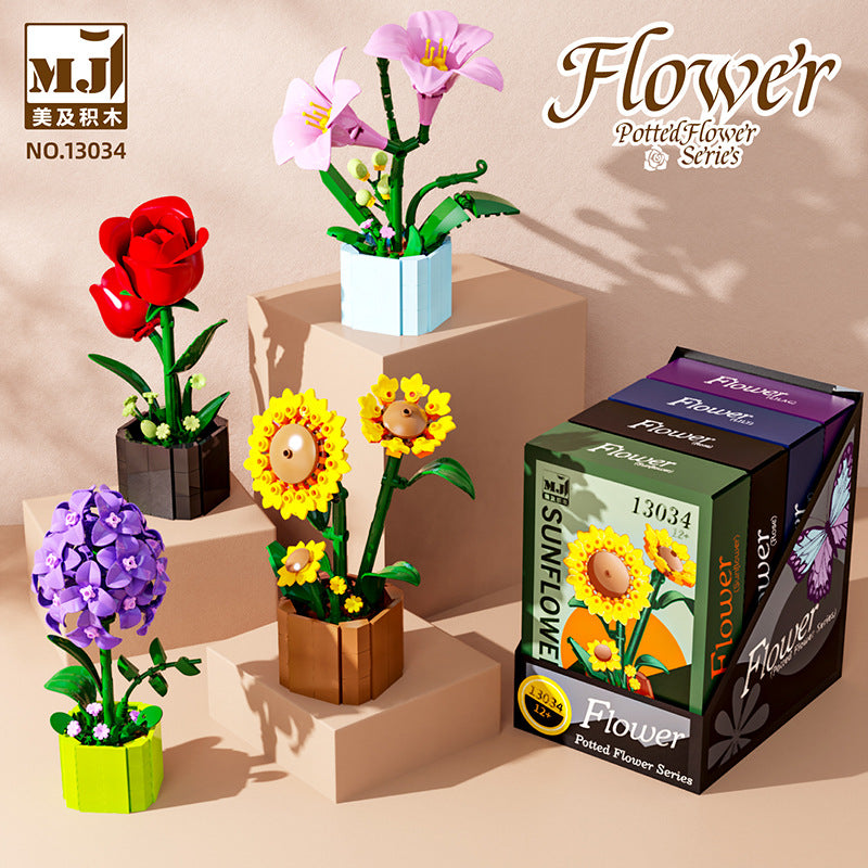 potted plant bouquet MJi Bouquet Potted Plant Series – Joy Bricks