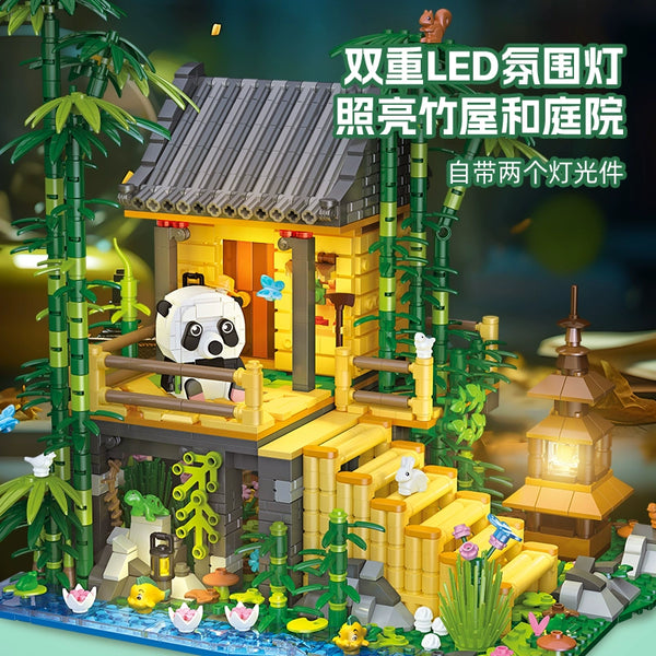1945 pcs JIESTAR 59093 Bamboo House – Joy Bricks