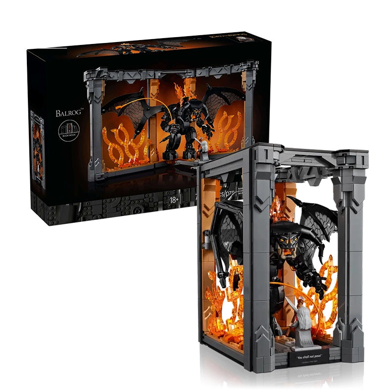 1201pcs The Lord of the Rings: Balrog™ Book Nook