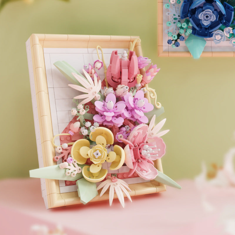 MJi FLOWER PICTURE FRAME – Joy Bricks