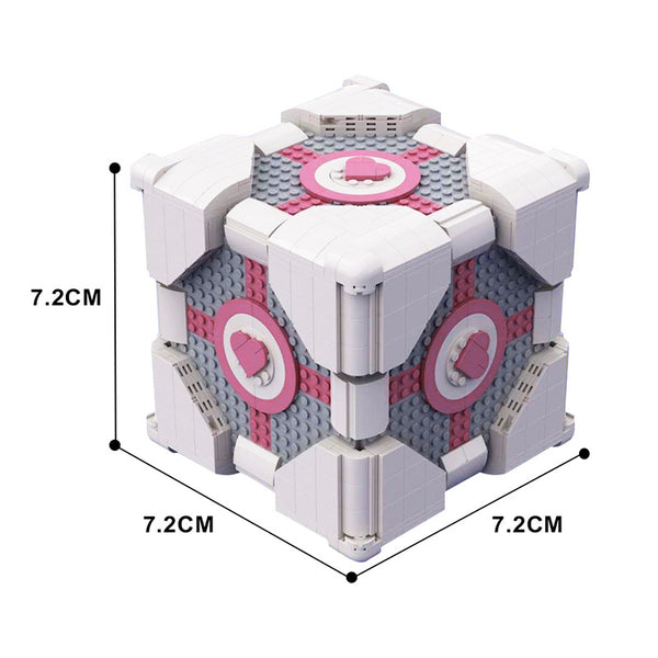 The Weighted Companion Cube (Portal). Do you prefer with the thick outline  or without? : r/AdobeIllustrator