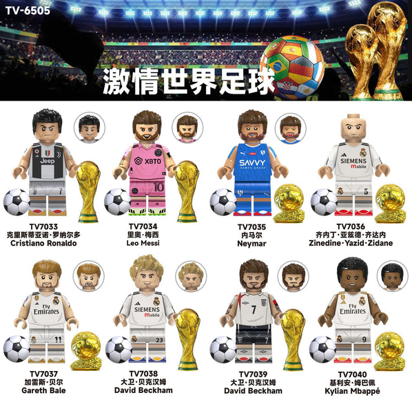 TV6505 World Cup football stars Series Minifigures – Joy Bricks