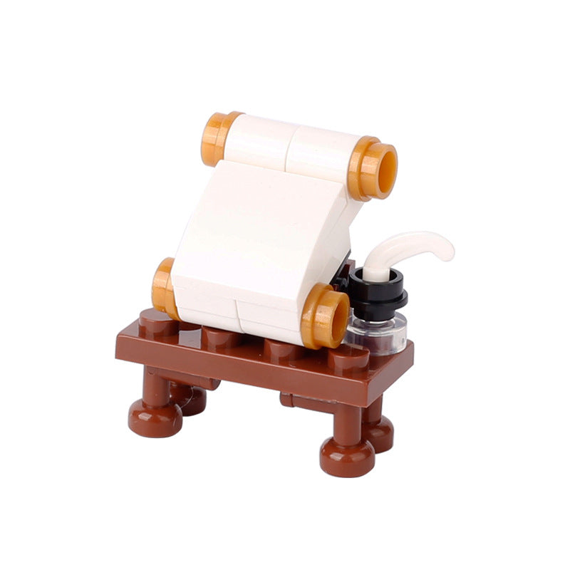 Furniture Parchment Cabinet Figure Scene Accessories