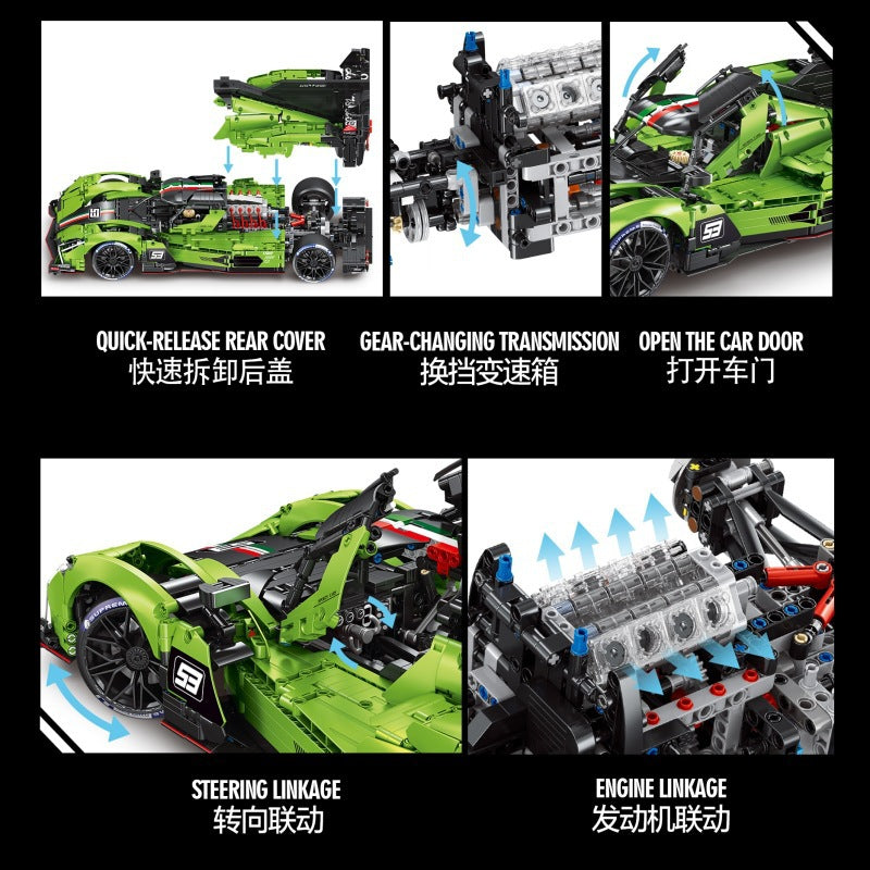 3771pcs Eikee Y18081 LEE MANS SC63 1:8