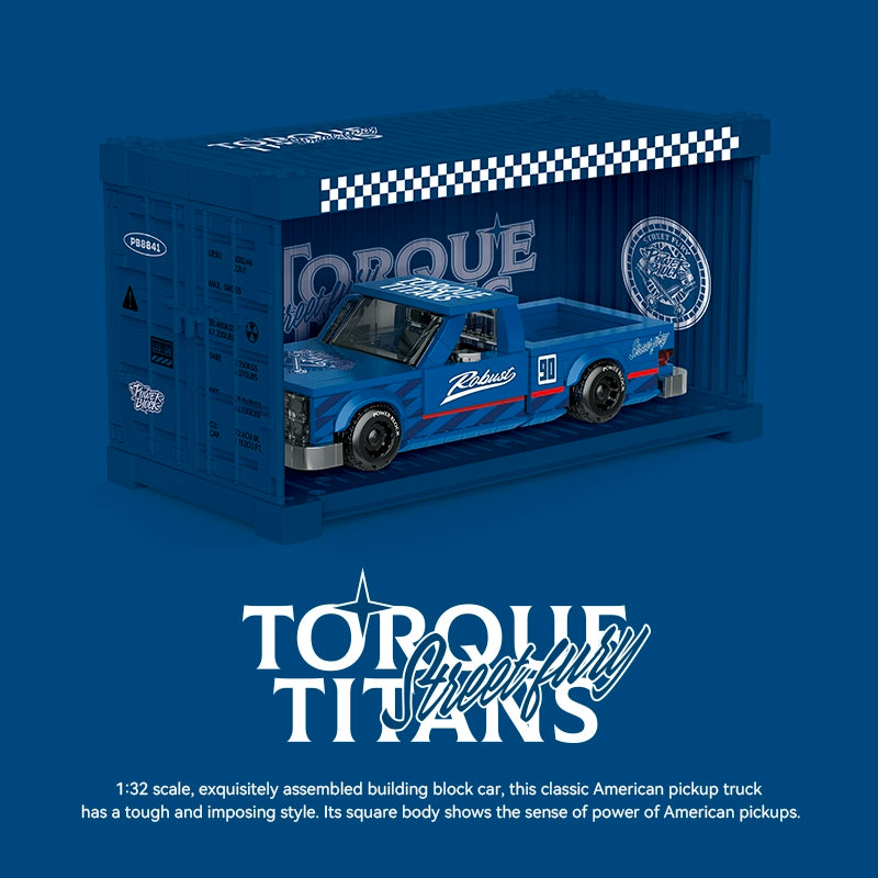 600+pcs PB Toroue Titans Freedom Pickup Trucks 1:32