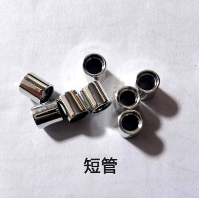 4pcs Chrome Engine Exhaust Pipe Building Blocks Parts