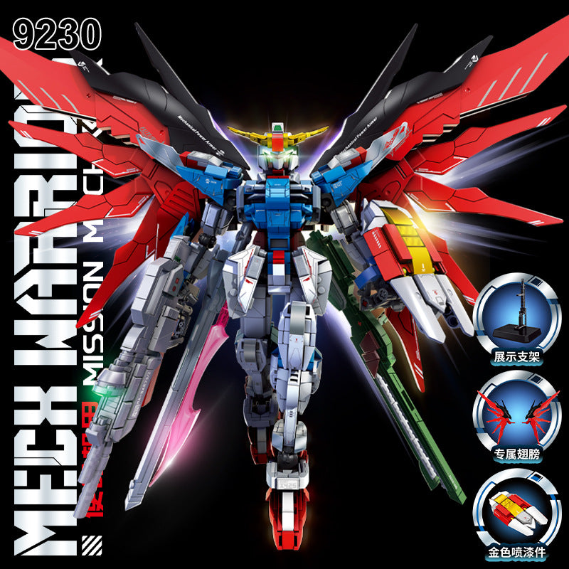 2000+pcs LY Gundam Series:Freedom Mech & Destiny Mech