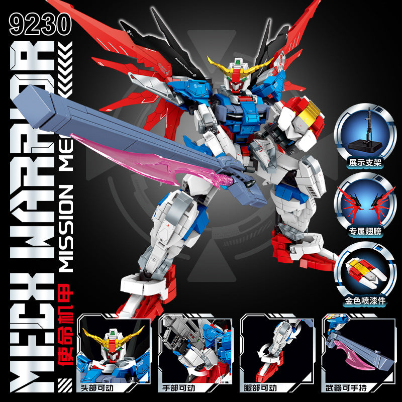 2000+pcs LY Gundam Series:Freedom Mech & Destiny Mech