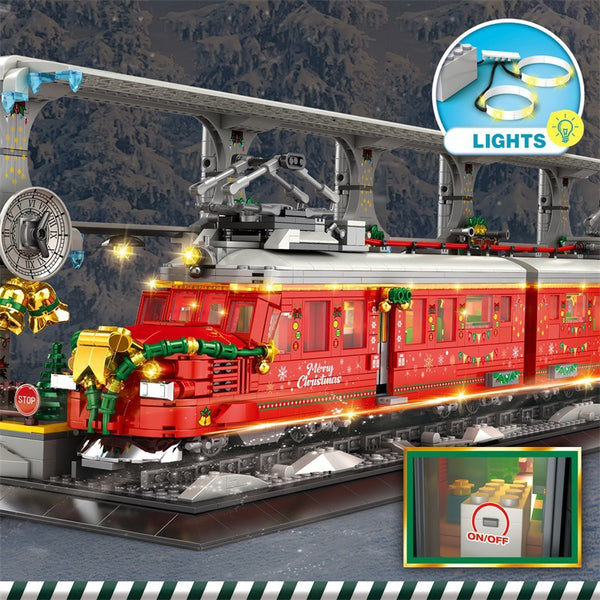 2822 pcs Reobrix 66034 Christmas Train – Joy Bricks