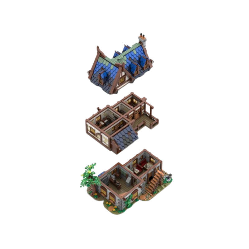 2989PCS MOC-119495 Medieval Tavern & Inn