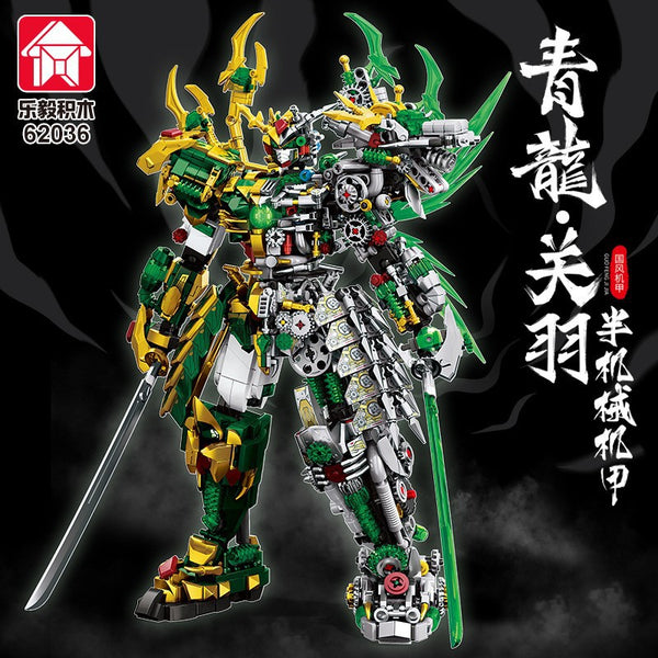 Half-body Mechanical Armor: Qinglong Guan Yu & Zhao Yun – Joy Bricks