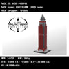 522pcs MOC-149040 Messeturm (Messe Tower) 1:800
