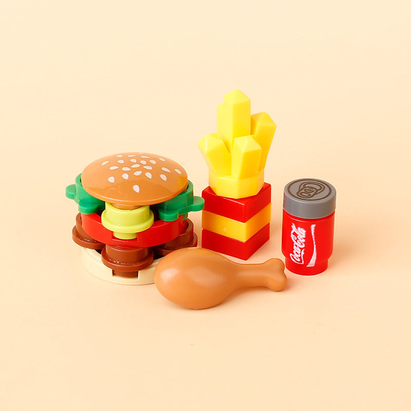 Hamburger French fries Ice cream Drinks Figure accessories – Joy
