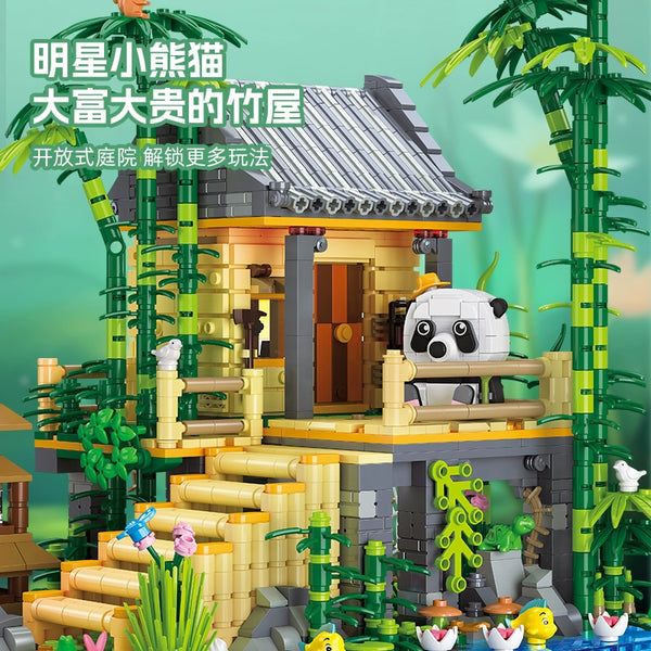 1945 pcs JIESTAR 59093 Bamboo House – Joy Bricks