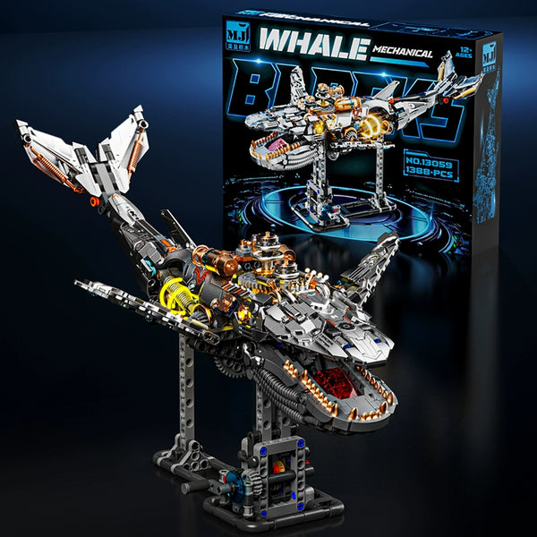 最新発見 1388 pcs MJi 13059 Semi Mechanical Whale – Joy Bricks パーツ