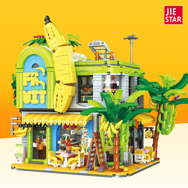 2165pcs JIESTAR JJ9083 BANANA SHOP – Joy Bricks