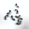 4pcs Chrome Engine Exhaust Pipe Building Blocks Parts
