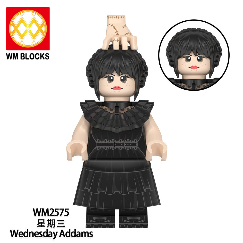 WM2574-2575 Wednesday Adams Minifigures – Joy Bricks