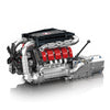 1169 pcs MouldKing 10203 MB Automobile V8 Engine Transmission