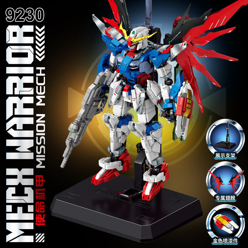 2000+pcs LY Gundam Series:Freedom Mech & Destiny Mech